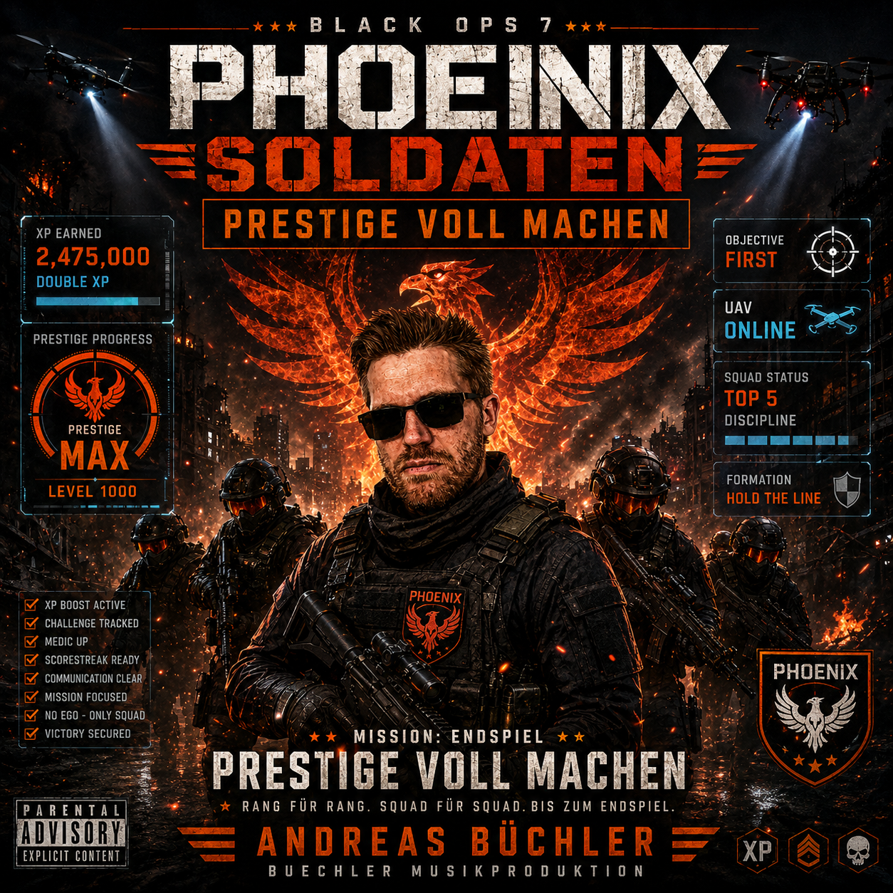 Cover von Phonix Soldaten „PRESTIGE VOLL MACHEN“